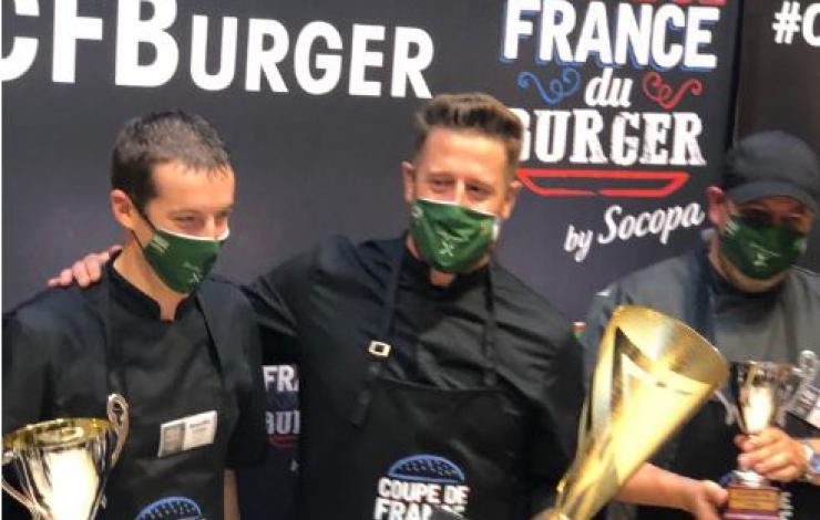 Samuel Besnard, Champion de France du burger by Socopa 2020 avec son Bœuf qui ris