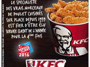 KFC France élu Service Client de l'année 2016