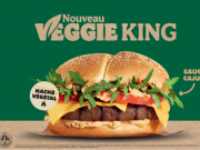 Burger King lance officiellement en France son burger végétal Veggie King le 25 mai