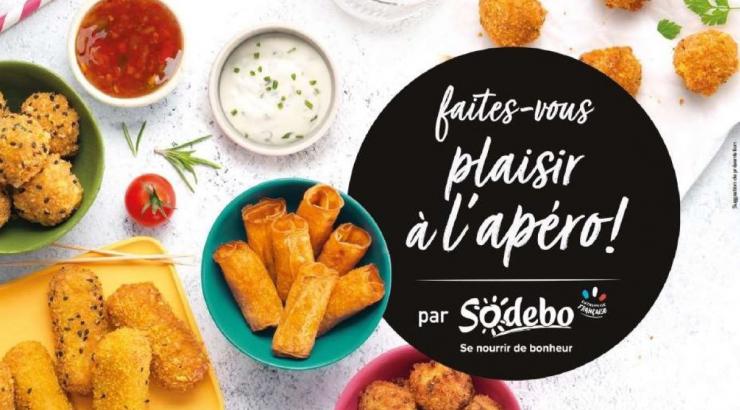 sodebo lancement apéritif dînatoire offre repas en 2021 au rayon frais snacking