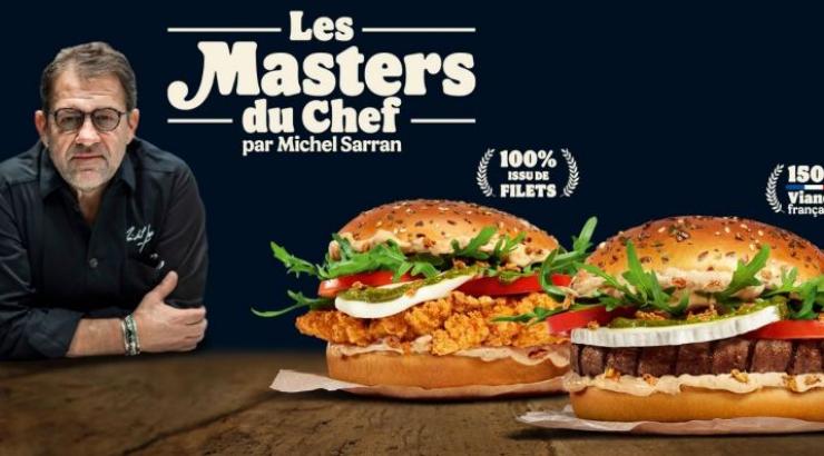 burger king michel sarran Master du Chef édition limitée