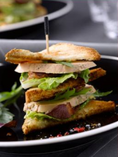 Le « club sandwich » Foie Gras et Magret